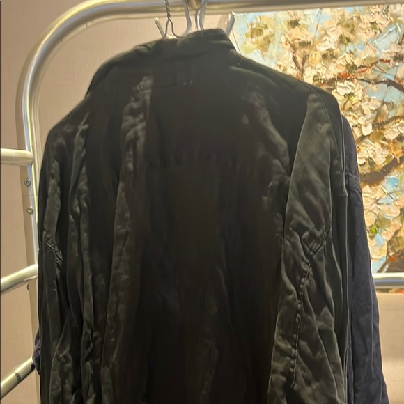 Men's Black Button-Up Jacket - Picture 4 of 4